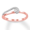 Thumbnail Image 0 of Diamond Promise Ring 1/6 ct tw Round 10K Two-Tone Gold