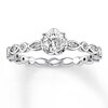 Thumbnail Image 0 of Diamond Ring 1/2 ct tw Round 14K White Gold