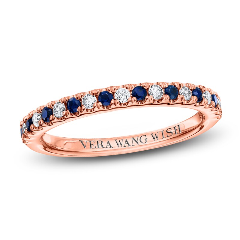 Vera Wang LOVE 1/8 Carat tw Diamonds 14K Rose Gold Band