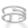 Thumbnail Image 0 of Diamond Promise Ring 1/3 ct tw Round 10K White Gold