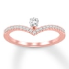 Thumbnail Image 0 of Diamond Promise Ring 1/4 ct tw Round 10K Two-Tone Gold