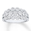 Thumbnail Image 0 of Diamond Ring 3/4 ct tw Bezel-set Round 14K White Gold