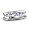 Thumbnail Image 0 of Diamond Men's Ring 1-1/2 ct tw Square-cut 14K White Gold