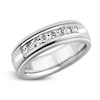 Thumbnail Image 1 of Diamond Men's Ring 1-1/2 ct tw Square-cut 14K White Gold