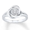 Thumbnail Image 0 of Diamond Knot Ring 1/20 ct tw Round Sterling Silver