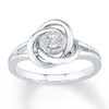 Thumbnail Image 0 of Diamond Knot Ring 1/20 ct tw Round Sterling Silver