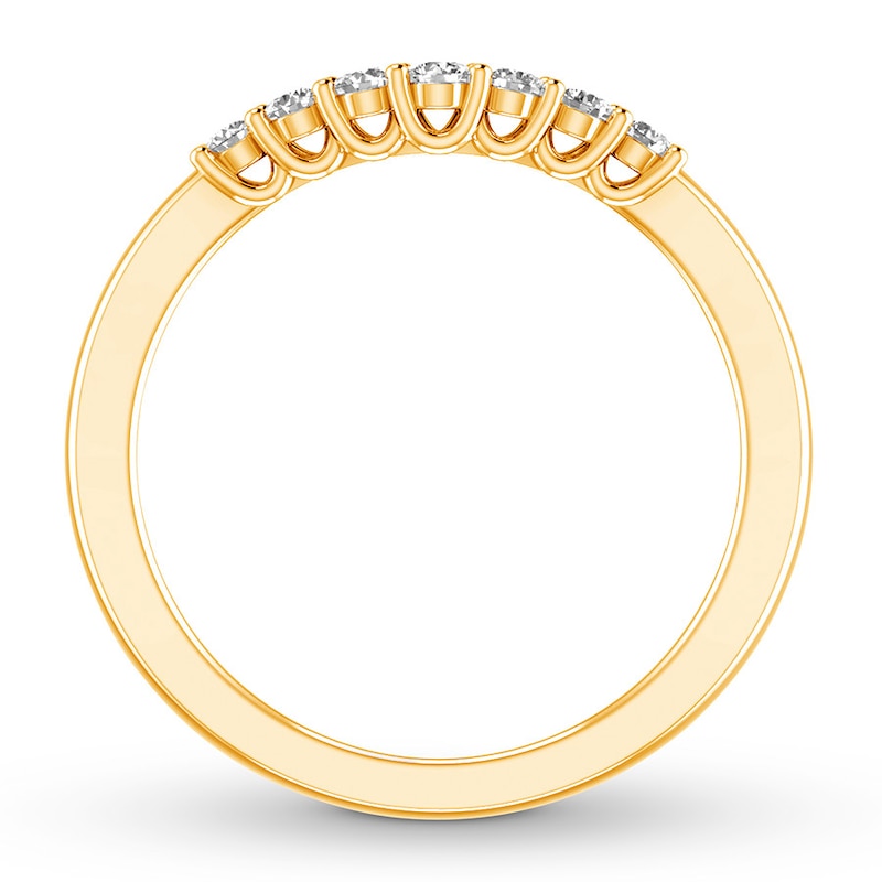 Colorless Diamond Enhancer Ring 1/5 ct tw 14K Yellow Gold