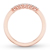 Thumbnail Image 1 of Colorless Diamond Enhancer Ring 1/5 ct tw 14K Rose Gold