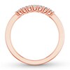 Thumbnail Image 1 of Colorless Diamond Enhancer Ring 1/5 ct tw 14K Rose Gold