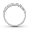 Thumbnail Image 1 of Diamond Anniversary Ring 1/2 ct tw Round 14K White Gold