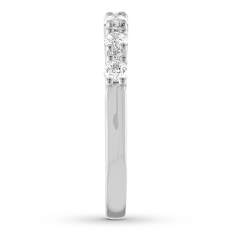 Diamond Anniversary Ring 1/2 ct tw Round 14K White Gold