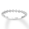 Thumbnail Image 0 of Diamond Anniversary Ring 1/20 ct tw Round-cut 10K White Gold