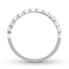 Thumbnail Image 1 of Diamond Anniversary Ring 1/20 ct tw Round-cut 10K White Gold