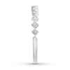 Thumbnail Image 2 of Diamond Anniversary Ring 1/20 ct tw Round-cut 10K White Gold