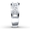Thumbnail Image 3 of Men's Diamond Band 1 ct tw Round-cut 14K White Gold