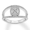 Thumbnail Image 0 of Diamond Ring 1/2 ct tw Round 10K White Gold