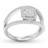 Thumbnail Image 2 of Diamond Ring 1/2 ct tw Round 10K White Gold