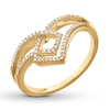 Thumbnail Image 3 of Diamond Ring 1/6 ct tw Round-cut 10K Yellow Gold