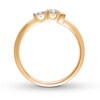 Thumbnail Image 2 of Diamond Ring 1/5 ct tw Princess/Baguette 10K Yellow Gold