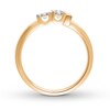 Thumbnail Image 1 of Diamond Ring 1/5 ct tw Princess/Baguette 10K Yellow Gold