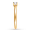Thumbnail Image 3 of Diamond Ring 1/5 ct tw Princess/Baguette 10K Yellow Gold