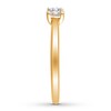 Thumbnail Image 2 of Diamond Ring 1/5 ct tw Princess/Baguette 10K Yellow Gold