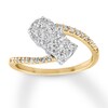 Diamond Ring 1/2 ct tw Round 10K Two-Tone Gold