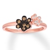 Thumbnail Image 1 of Le Vian Paw Prints Ring 1/15 ct tw Diamonds 14K Strawberry Gold