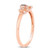 Thumbnail Image 2 of Le Vian Paw Prints Ring 1/15 ct tw Diamonds 14K Strawberry Gold