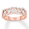 Thumbnail Image 1 of Diamond Heart Ring 3/4 ct tw Round 14K Rose Gold