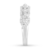 Thumbnail Image 2 of Diamond Ring 3/4 ct tw Marquise/Round 14K White Gold