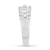 Thumbnail Image 2 of Diamond Ring 1 carat tw Baguette/Round 14K White Gold