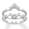 Thumbnail Image 1 of Diamond Enhancer Ring 1/4 ct tw Round 14K White Gold