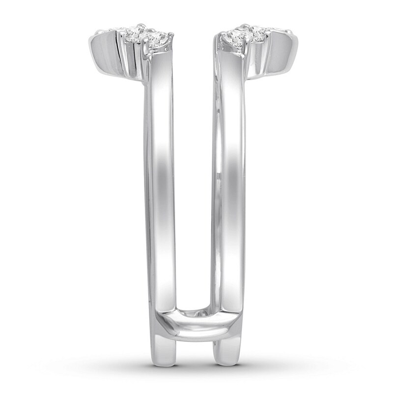 Main Image 2 of Diamond Enhancer Ring 1/4 ct tw Round 14K White Gold