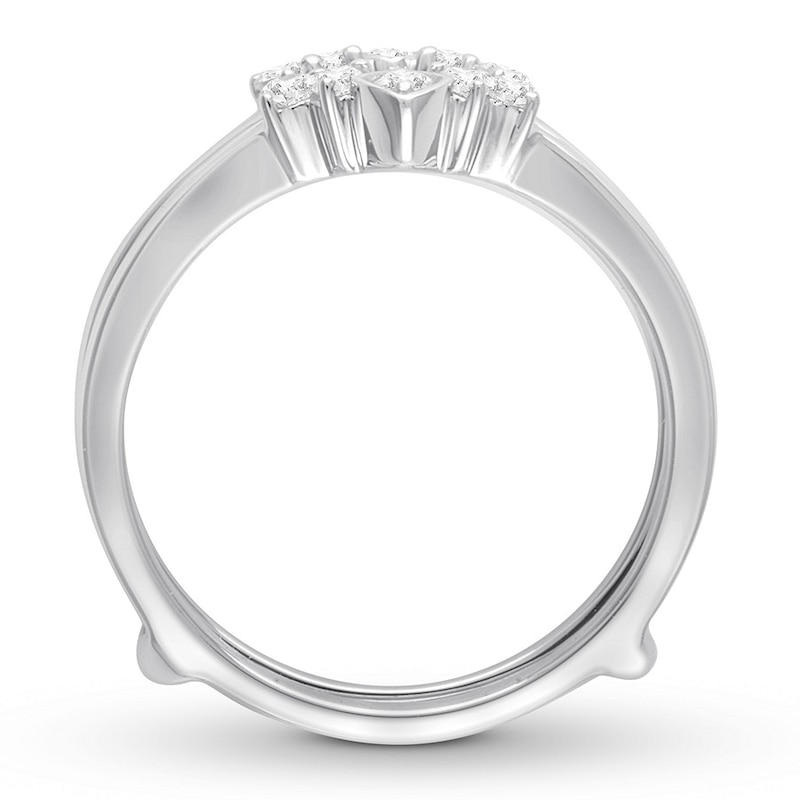 Main Image 3 of Diamond Enhancer Ring 1/4 ct tw Round 14K White Gold