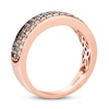 Thumbnail Image 2 of Le Vian Chocolate Ombre Ring 7/8 ct tw Diamonds 14K Strawberry  Gold