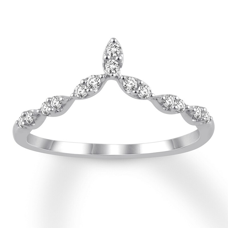 Diamond Ring 1/6 ct tw Round 14K White Gold