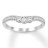 Thumbnail Image 1 of Diamond Anniversary Band 1/4 ct tw Round-cut 14K White Gold