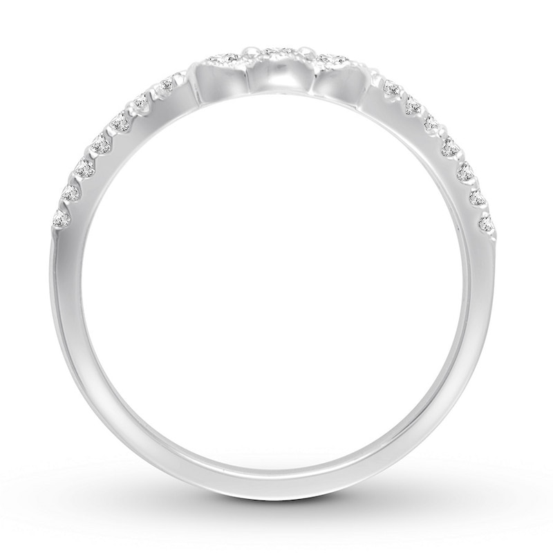Main Image 3 of Diamond Anniversary Band 1/4 ct tw Round-cut 14K White Gold