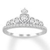 Thumbnail Image 0 of Diamond Tiara Ring 1/2 carat tw Round 14K White Gold
