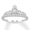 Thumbnail Image 1 of Diamond Tiara Ring 1/2 carat tw Round 14K White Gold