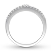 Thumbnail Image 3 of Diamond Tiara Ring 1/2 carat tw Round 14K White Gold