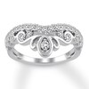 Thumbnail Image 0 of Diamond Tiara Ring 1/2 ct tw Round-cut 14K White Gold