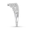 Diamond Tiara Ring 1/2 carat tw Round-cut 14K White Gold