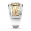 Thumbnail Image 2 of Men's Diamond Band 1 ct tw Round-cut 14K Two-Tone Gold