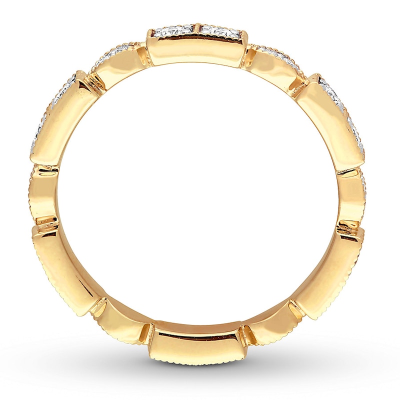 Main Image 2 of Diamond Ring 1/3 ct tw Round 10K Yellow Gold