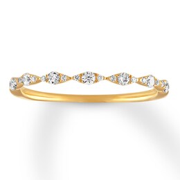 Diamond Ring 1/5 ct tw Round 10K Yellow Gold
