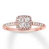 Thumbnail Image 0 of Diamond Ring 1/2 ct tw Round 14K Rose Gold