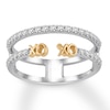 Thumbnail Image 0 of Diamond Ring 1/3 ct tw Round-cut 14K Two-Tone Gold