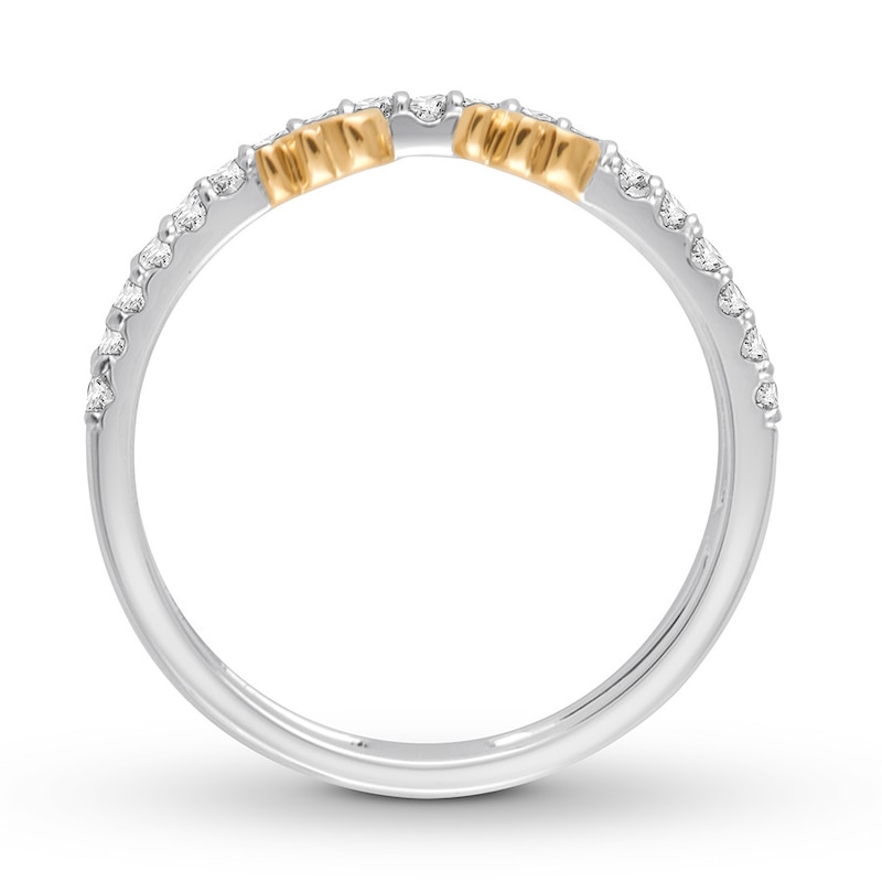 Diamond Ring 1/3 ct tw Round-cut 14K Two-Tone Gold